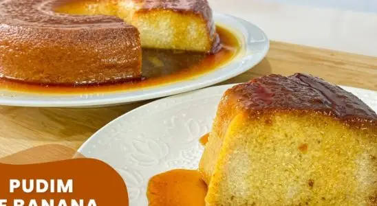 Pudim de banana: a receita perfeita para aproveitar as frutas maduras e fazer uma sobremesa que fica com um sabor bem marcante e delicioso 1 pudim de banana