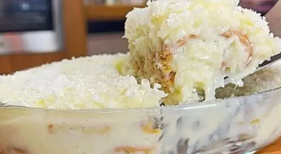 Sobremesa de coco cremosa e geladinha que é a opção ideal para encerrar qualquer refeição 1 sobremesa de coco