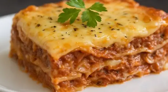 Lasanha de fraldinha, uma verdadeira delícia com carne suculenta e um molho muito especial 1 lasanha de fraldinha