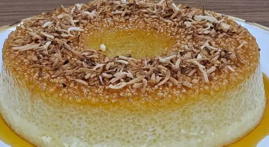 Pudim de tapioca sem mistério e muito fácil de fazer, ideal para uma sobremesa geladinha 4 Pudim de tapioca