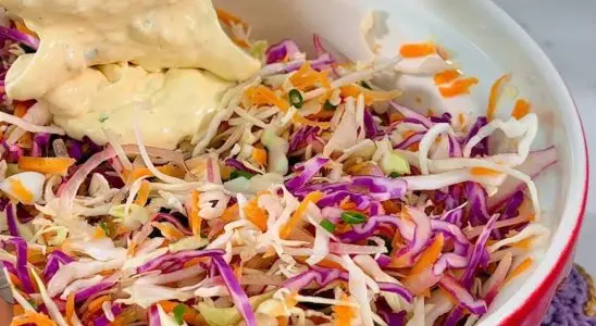Salada cremosa, fácil de fazer e com um molho divino, perfeita para acompanhar suas refeições 2 salada cremosa