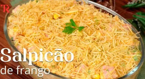 Salpicão de frango cremoso, um prato fácil de fazer que vai deixar o seu almoço bem especial 2 salpicão de frango cremoso