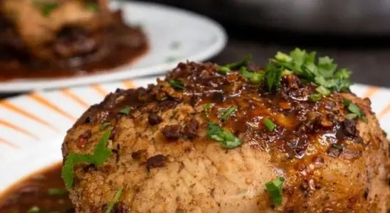 Lombo suíno suculento: a carne não fica seca e sim macia, com um sabor maravilhoso 1 Lombo suíno suculento