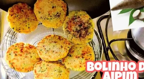 Bolinho de mandioca grelhado, uma opção de petisco mais saudável e muito saborosa 2 Bolinho de mandioca grelhado