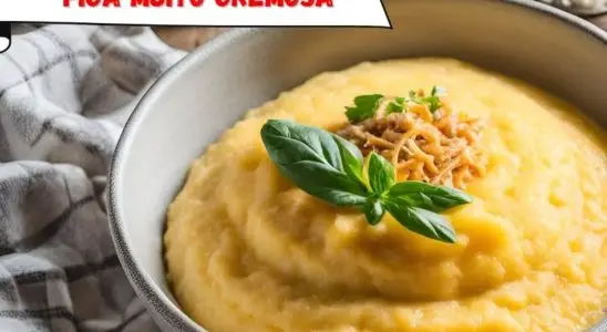 Polenta cremosa, aquela receita de vó que acompanha muito bem uma carne de panela 4 Polenta cremosa