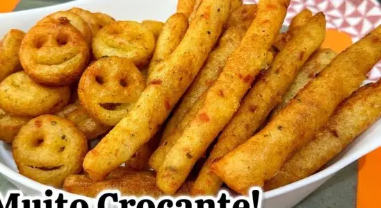 Batata frita, um acompanhamento que fica sequinho, crocante e delicioso, feito de um jeito diferente 3 Batata frita