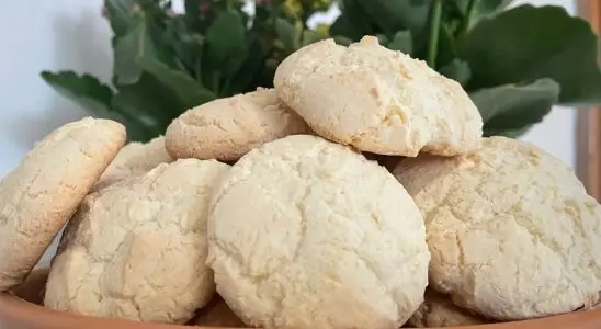 Biscoitinho de coco com polvilho que derrete na boca e tem um gostinho incrível de casa de vó 1 Biscoitinho de coco