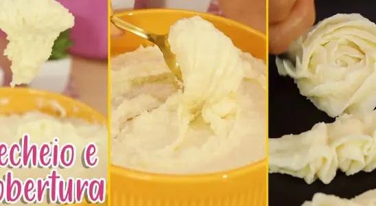 Ganache de coco fácil e muito versátil, para você usar como recheio ou cobertura de bolos e tortas 3 Ganache de coco