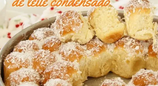Pão bolinha de leite condensado, um pão doce que rende muito e fica super fofinho e delicioso 1 Pão bolinha de leite condensado