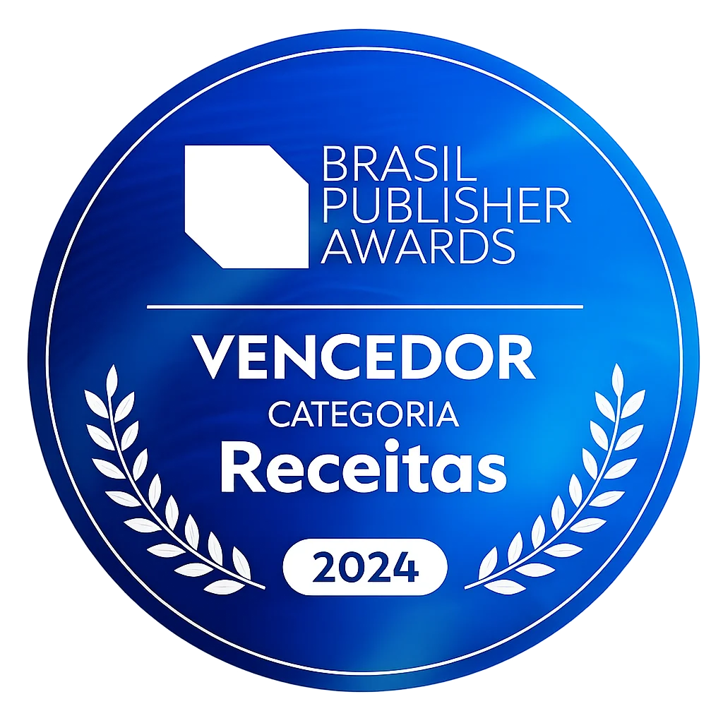 Selo Brasil Publisher Awards 2024 - Vencedor Melhor Site de Receitas