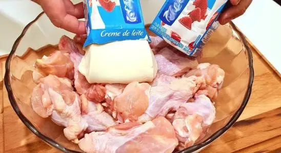 Receita de frango super suculenta e saborosa, que fica com um tempero maravilhoso 1 Receita de frango