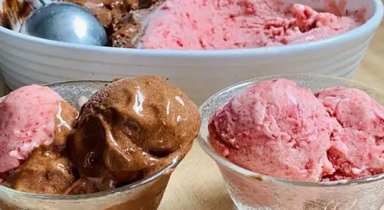 Sorvete caseiro com apenas 4 ingredientes, que rende muito e fica super cremoso e irresistível 3 Sorvete caseiro