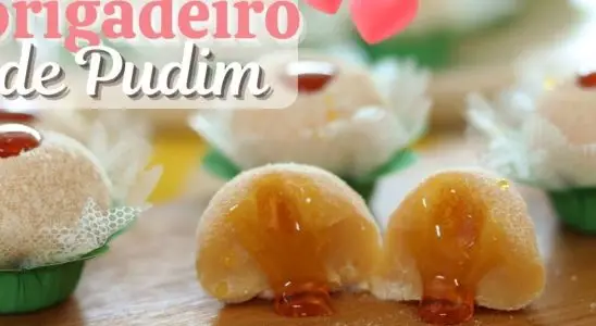 Brigadeiro de pudim, uma receita maravilhosa com caldinha, para você arrasar no Dia das Mães 2 Brigadeiro de pudim