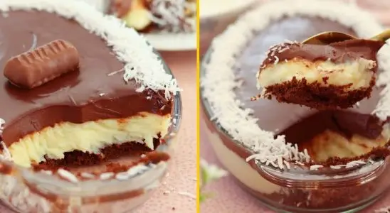Torta de prestígio gelada e cremosa, que fica pronta rapidamente, para surpreender a mamãe no Dia das Mães 3 Torta de prestígio