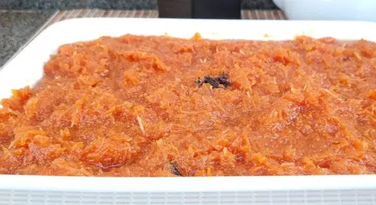 Doce de abóbora com coco com aquele gostinho de receita de vó e um jeito simples da roça 2 Doce de abóbora com coco