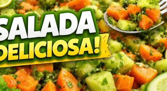 Salada deliciosa que combina cenoura e chuchu de um jeito que você nunca comeu igual 1 Salada deliciosa