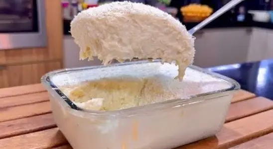 Sobremesa de abacaxi com coco deliciosa, para você fazer em poucos minutos e encantar a todos 2 Sobremesa de abacaxi