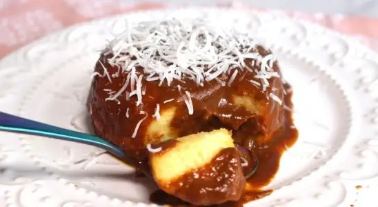 Sobremesa de coco zero açúcar com textura de pudim cremosa, para saborear sem sair da sua dieta 1 Sobremesa de coco zero açúcar