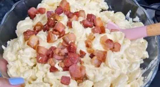 Macarrão com queijo cremoso e saboroso, para preparar em poucos minutos e alegrar a família no Dia dos Pais 4 Macarrão com queijo