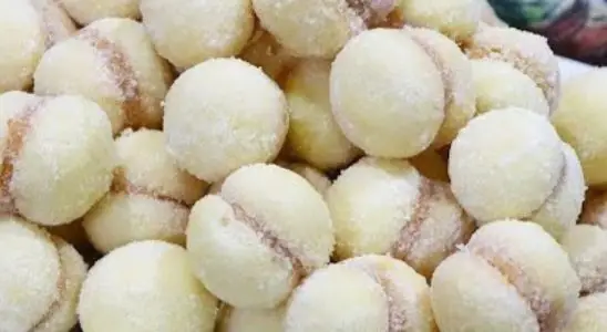 Casadinho de doce de leite fácil, sequinho e econômico, um biscoitinho amanteigado perfeito 3 Casadinho de doce de leite