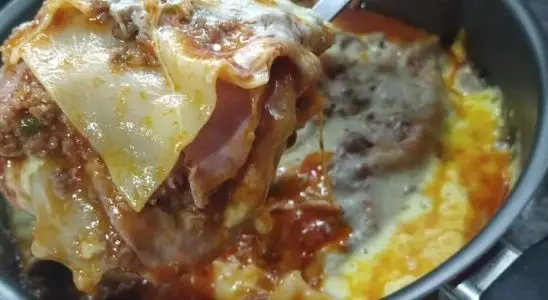 Lasanha de panela feita de forma prática, uma refeição incrível ideal para aqueles dias corridos 2 Lasanha de panela