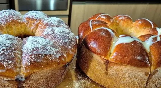 Pão doce fofinho e muito macio, para servir quentinho com manteiga no café da manhã 4 Pão doce fofinho