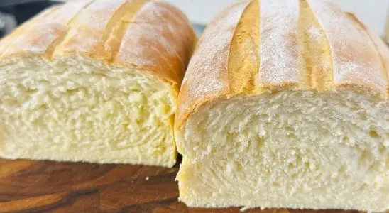 Pão caseiro sem leite e sem ovos, extremamente econômico, fofinho, saboroso e fácil de fazer 3 Pão caseiro sem leite