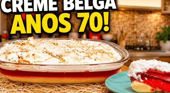 Creme belga delicioso, fácil e aveludado estilo receita dos anos 70, simplesmente maravilhoso 4 Creme belga